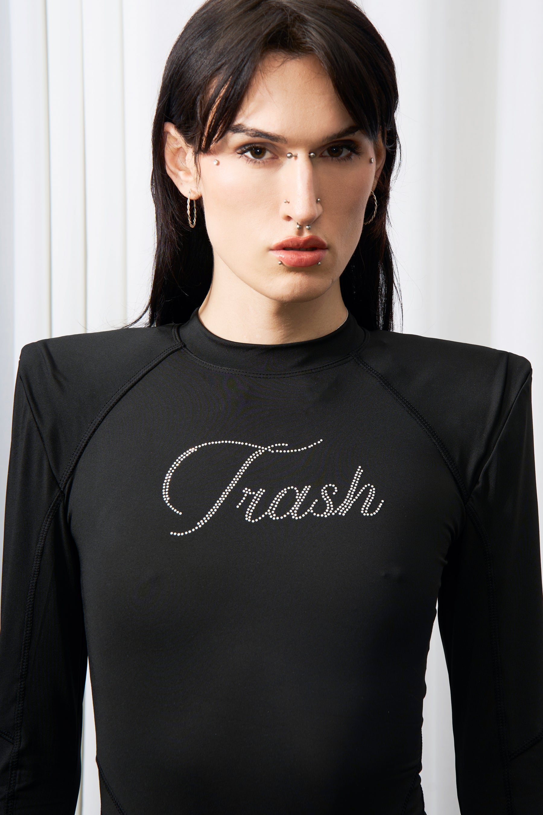 Crystal Trash Bodysuit - Flat Panty
