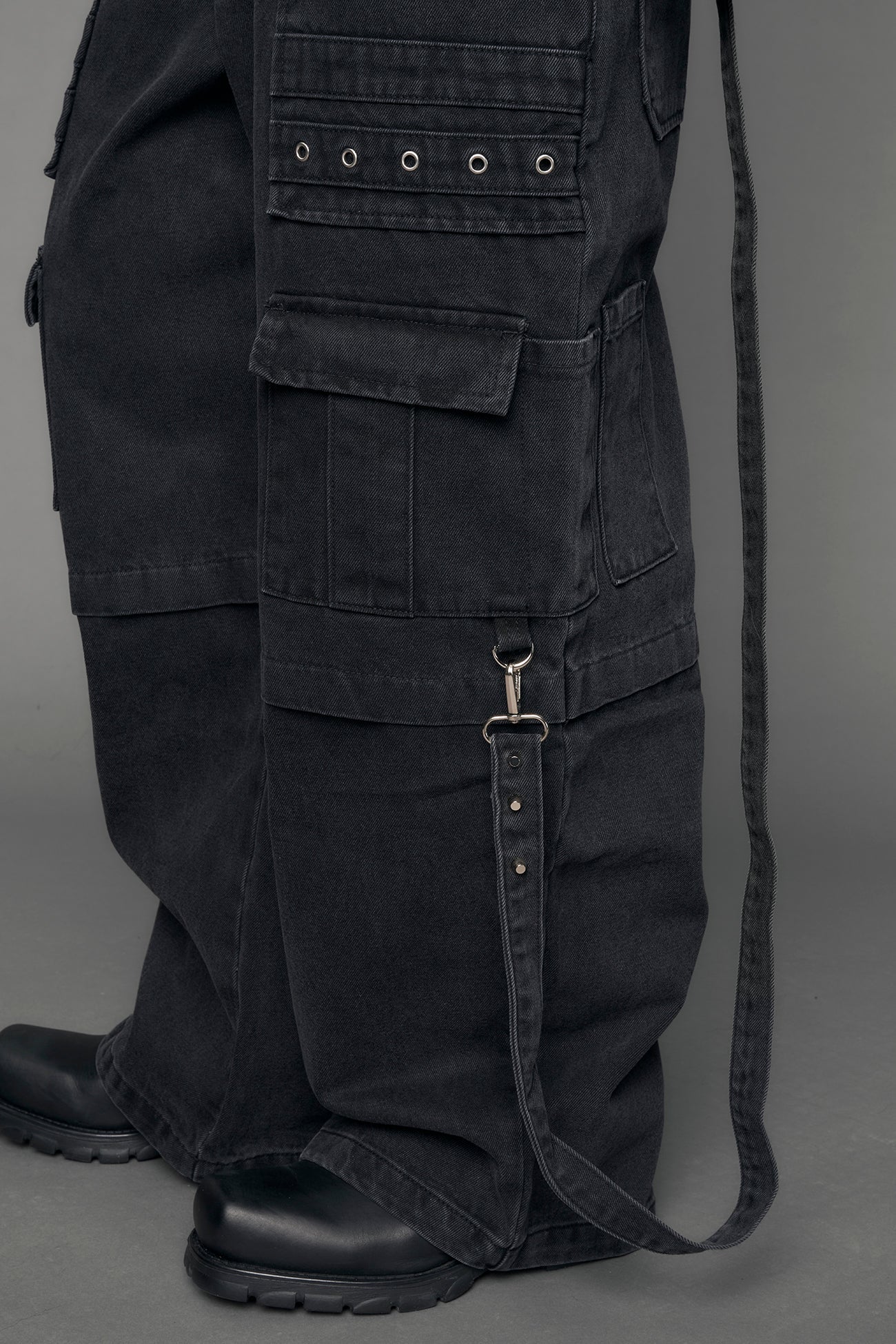black denim pants with panty
