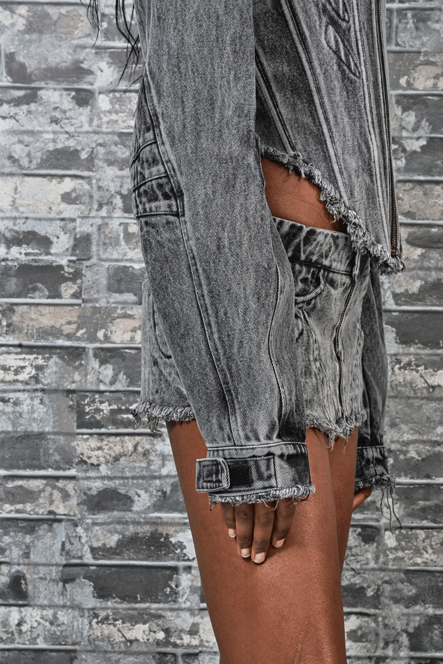 Denim Choker Jacket
