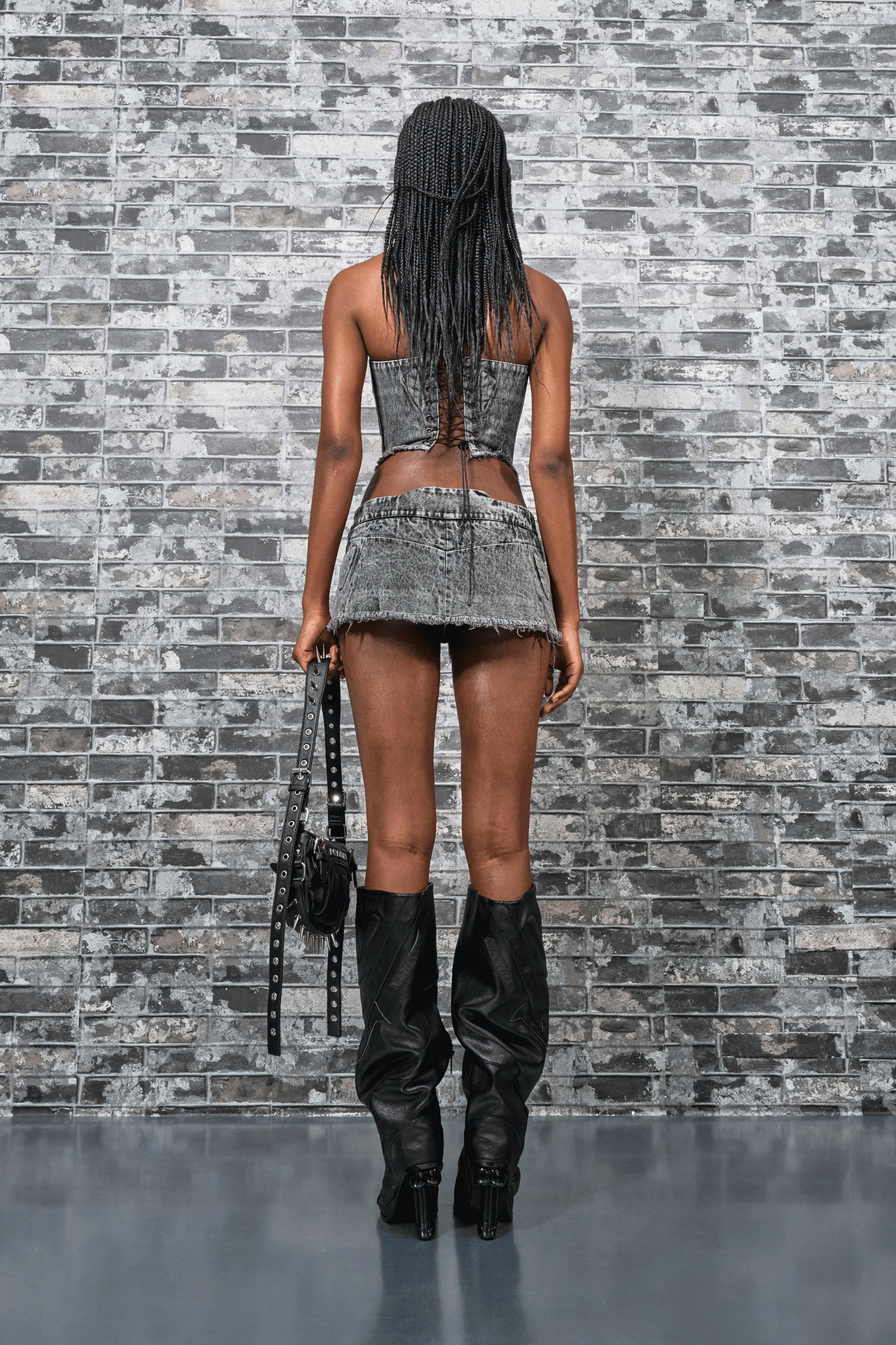 Denim Corset