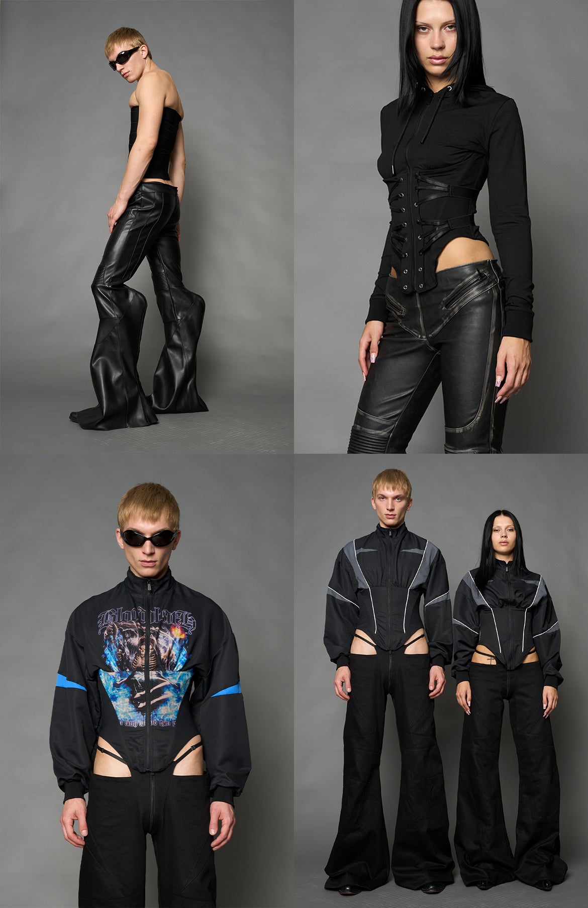 namilia レザージャケット namilia レザージャケット NAMILIA Shredded Moto Jacket