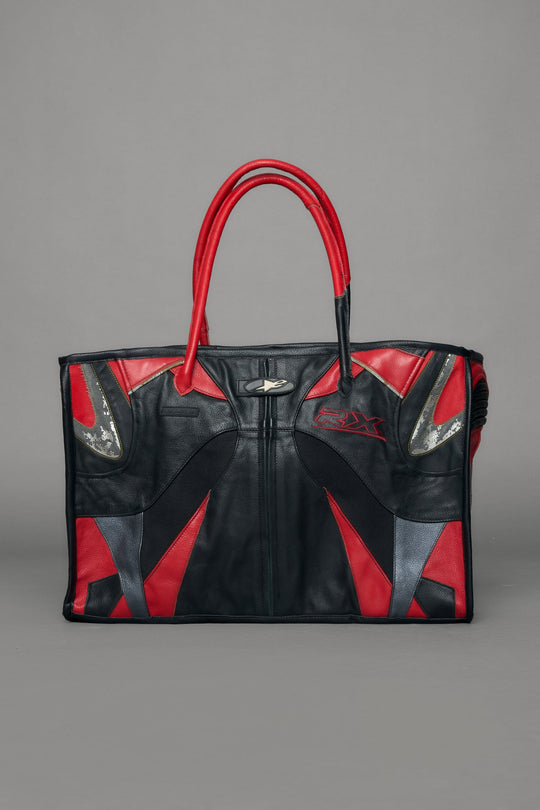 Atelier line - cyclone moto tote bag genuine leather