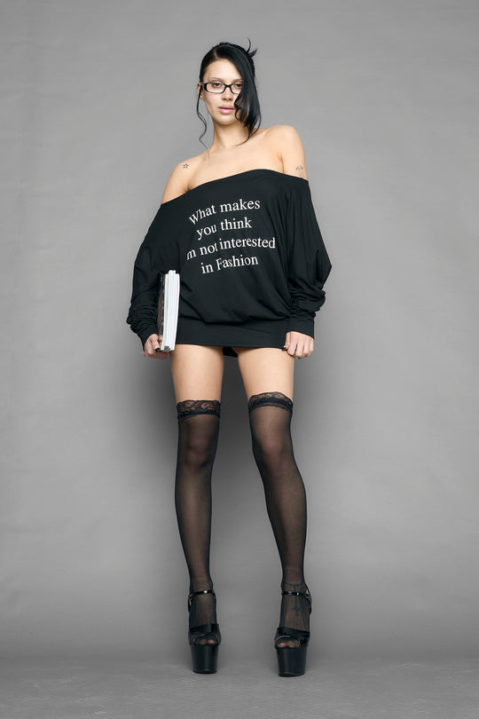 not interested in fashion dress