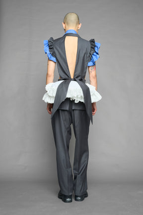 deconstructed maid blazer