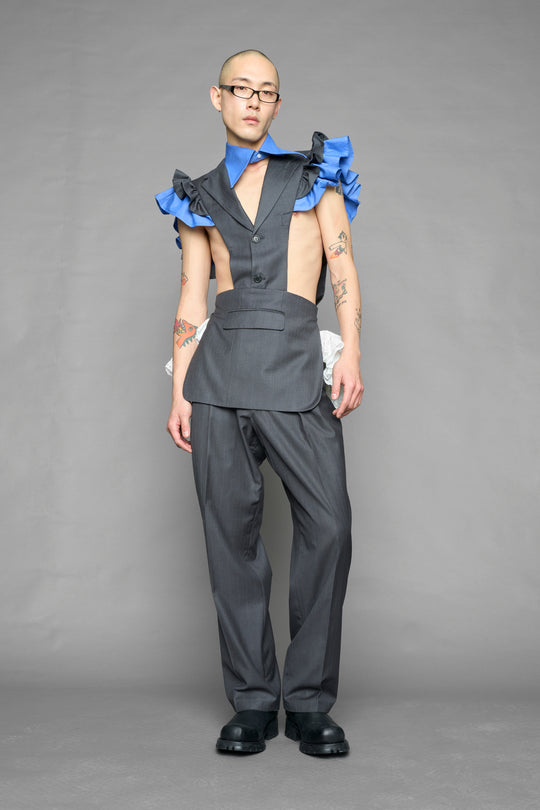 deconstructed maid blazer