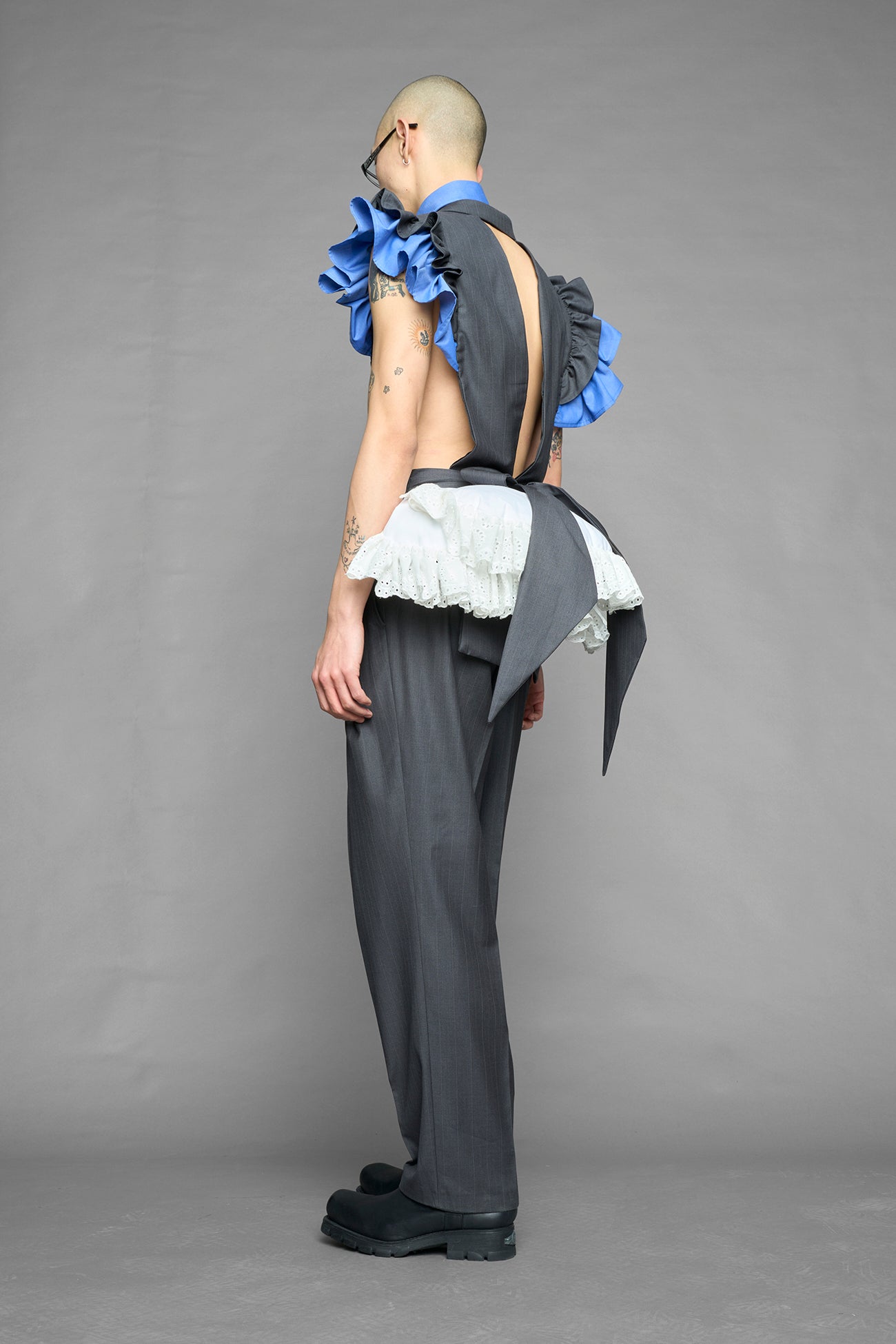 deconstructed maid blazer