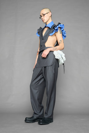 deconstructed maid blazer