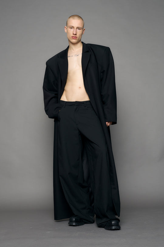 Elongated Blazer Coat