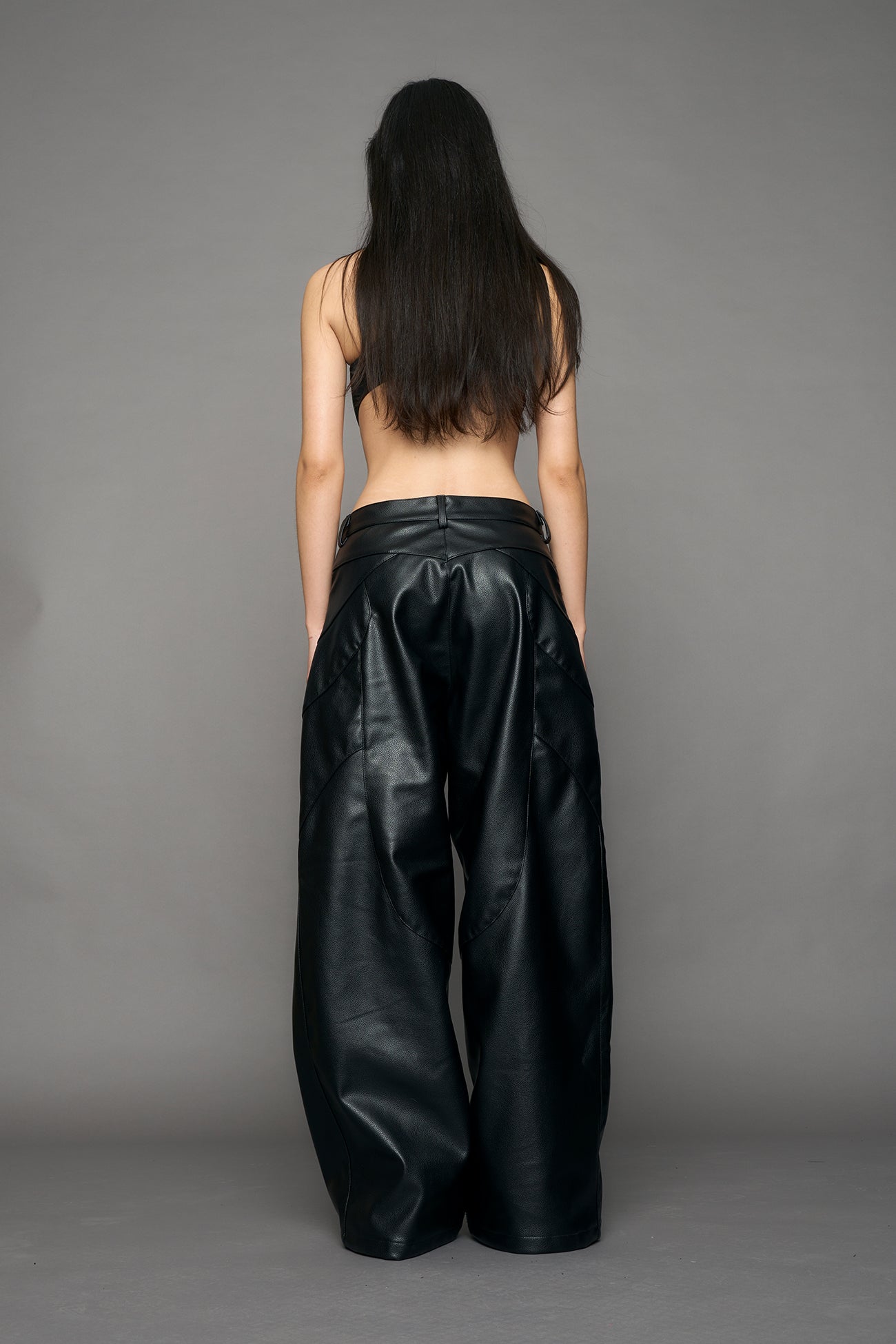 NAMILIA - Octane Oversize Leather Pants - Shop now