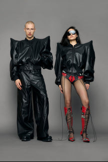Doomsday Leather Bomber Jacket