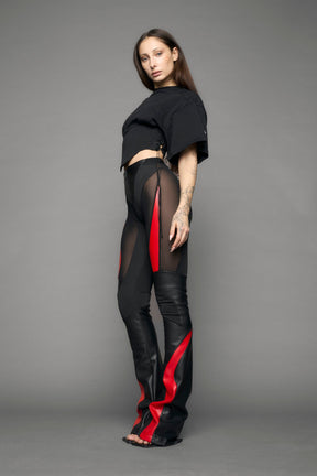 Perforated Mesh Pants