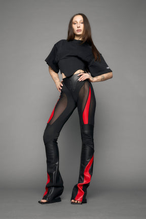 Perforated Mesh Pants