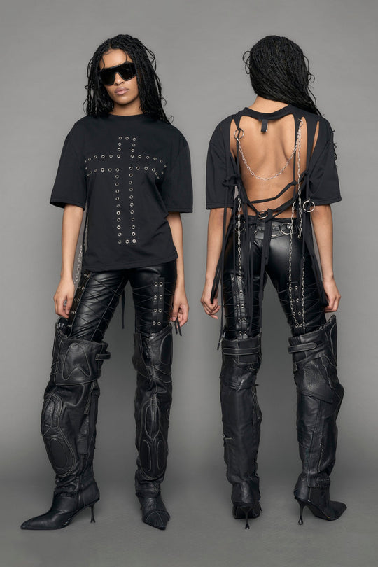 Shredded Chain T-Shirt