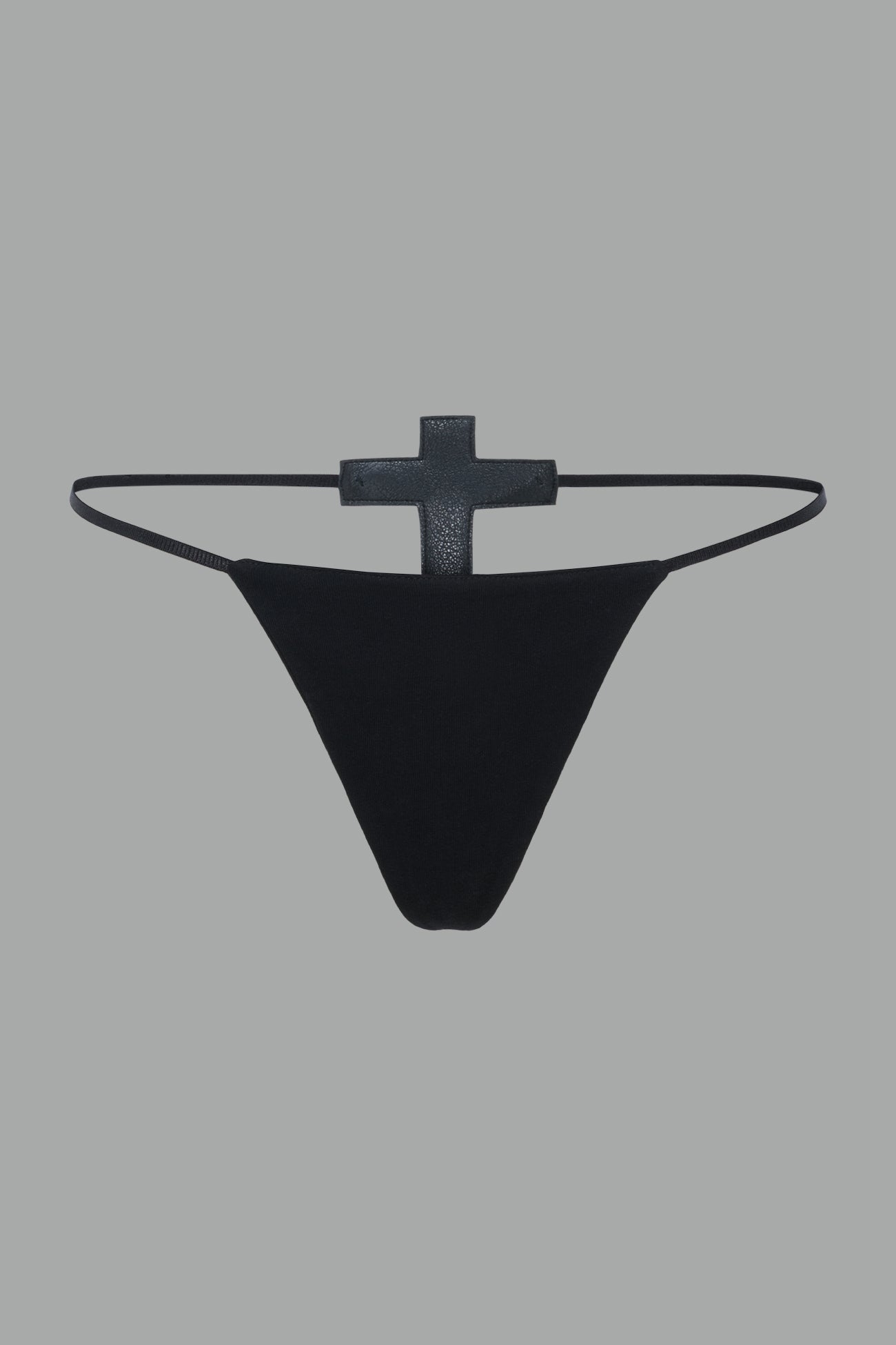 Crucifix Thong - Flat Panty