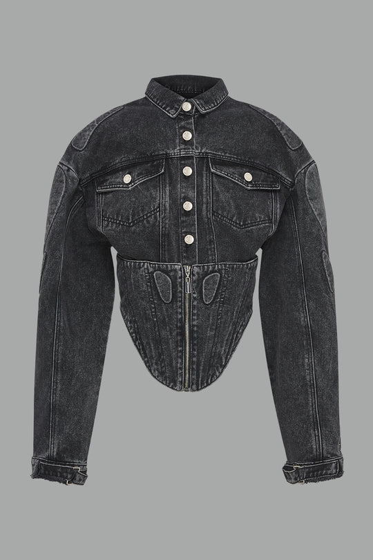 XTC Denim Corset Jacket