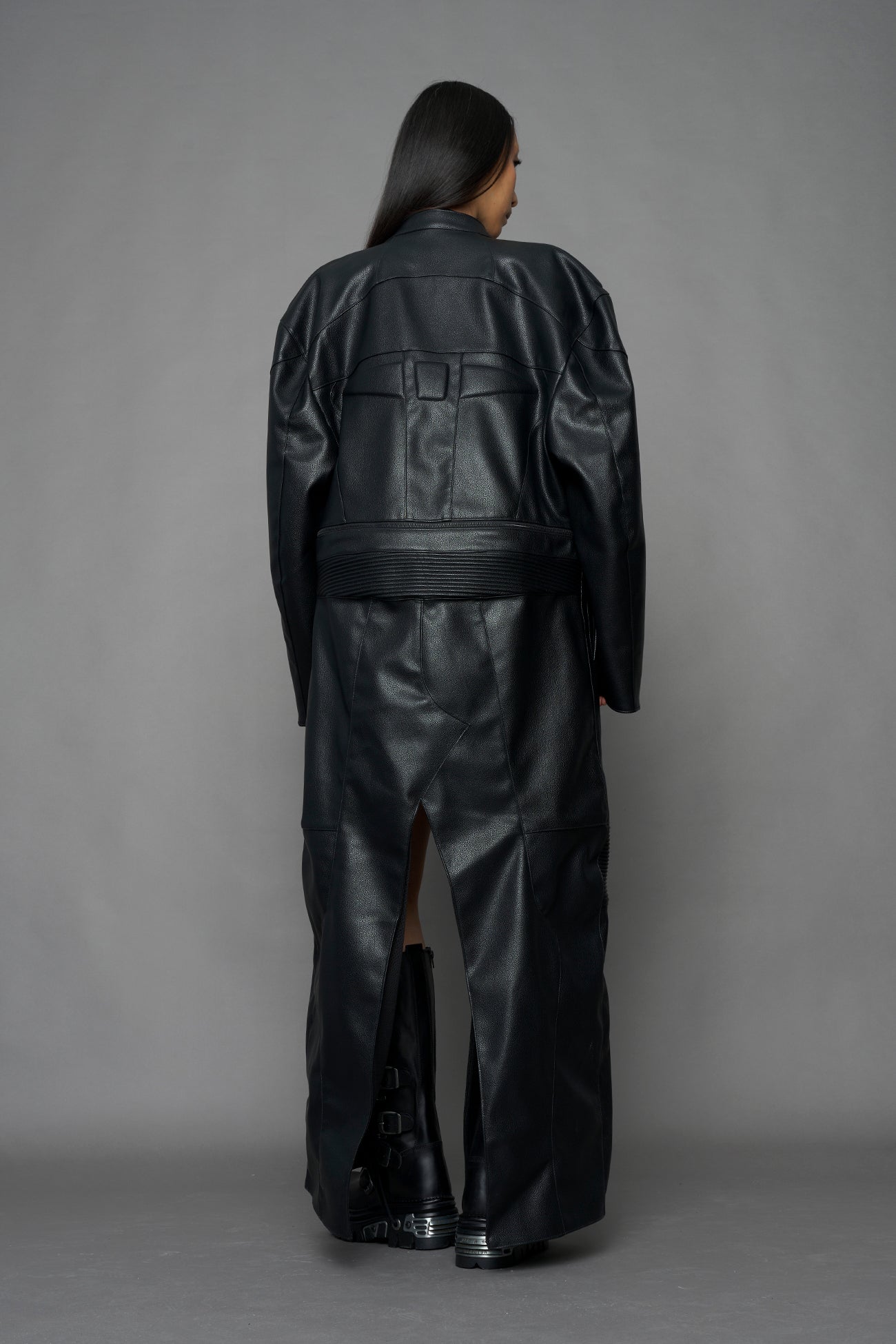 Detachable Motocross Long Coat