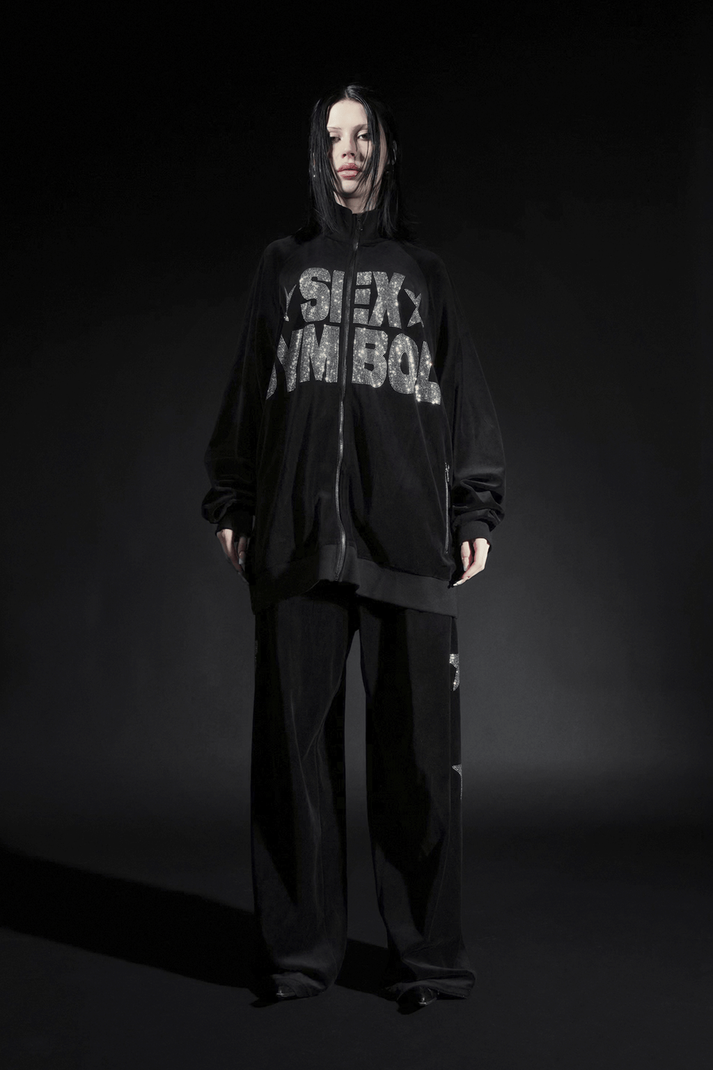 NAMILIA - Star Velour Tracksuit Pants - Shop now