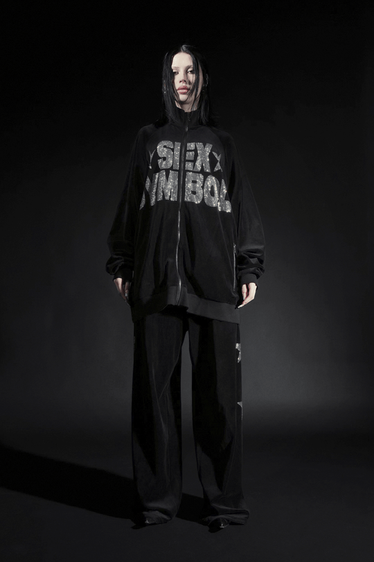 Star Velour Tracksuit Pants