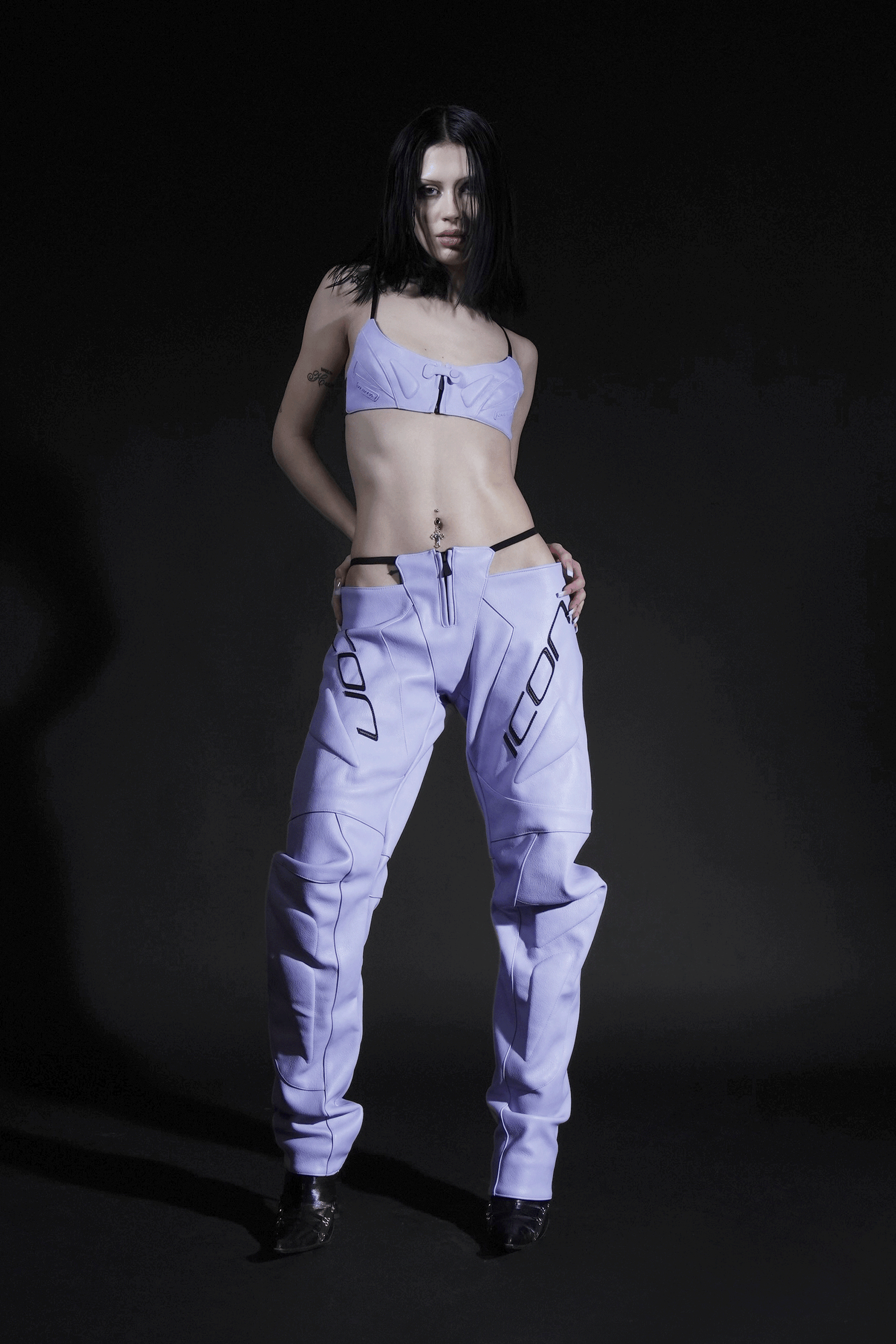 purple motocross pants