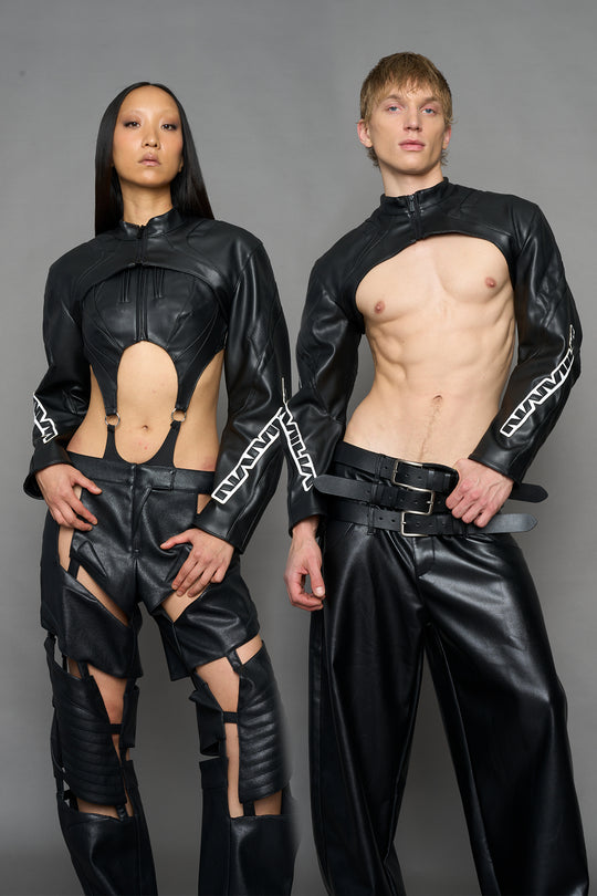XTC Leather Choker Jacket