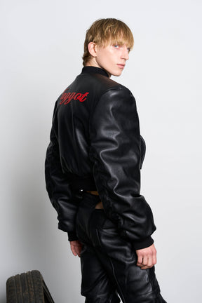 Power Shoulder Bomber Jacket