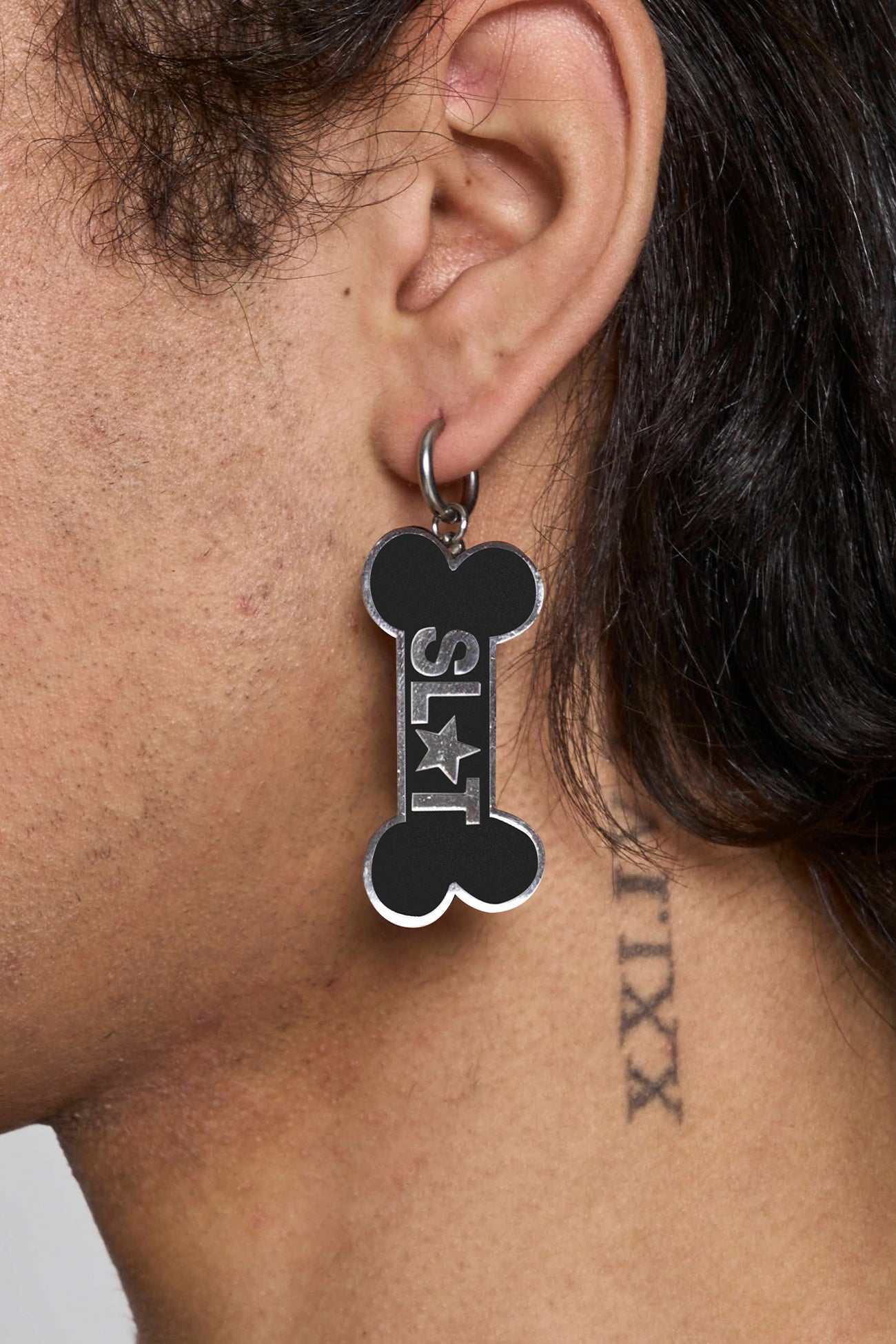 Dogtag Earrings