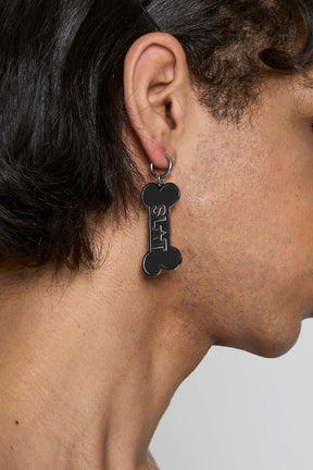 Dogtag Earrings