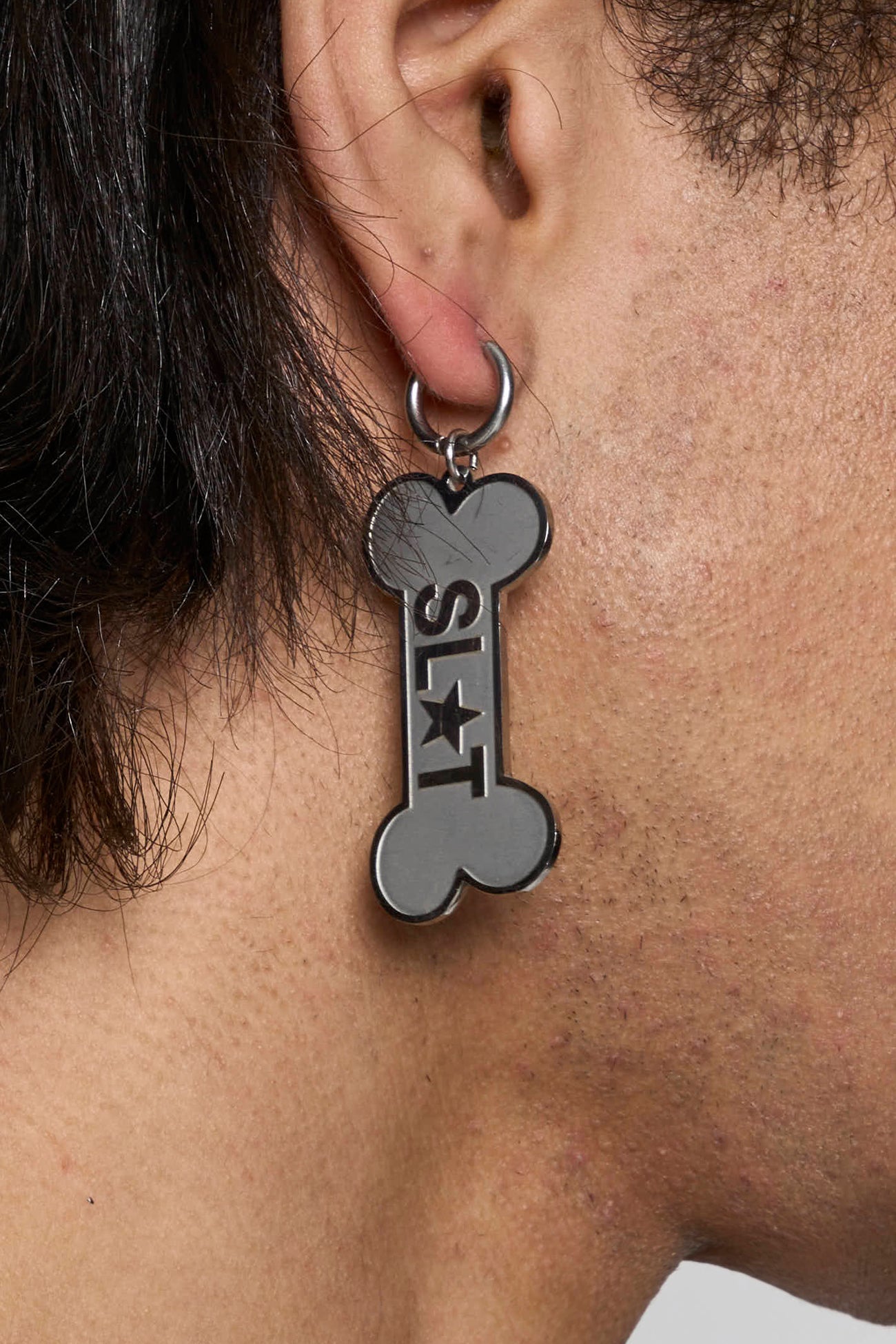 Dogtag Earrings