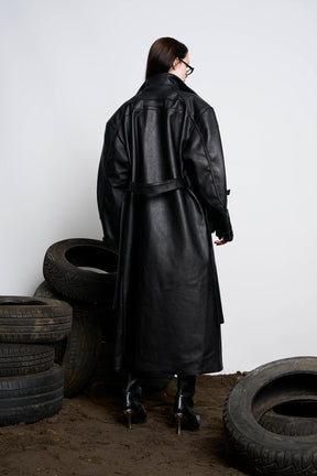 Undercover Leather Coat