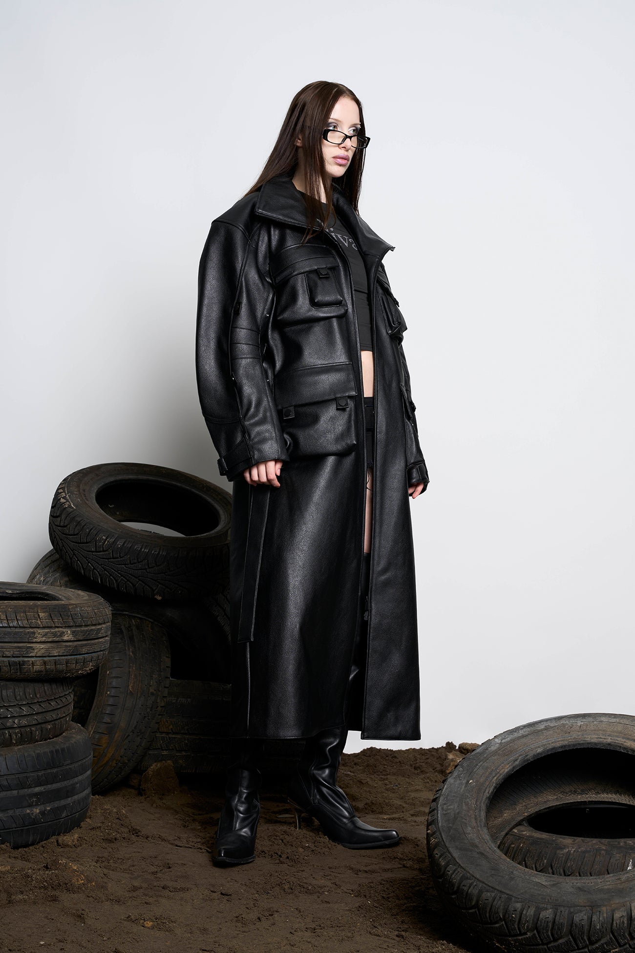 Undercover Leather Coat