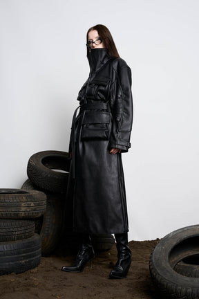 Undercover Leather Coat