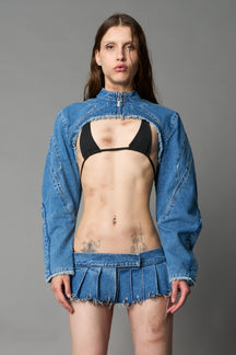 namilia blue washed jacket