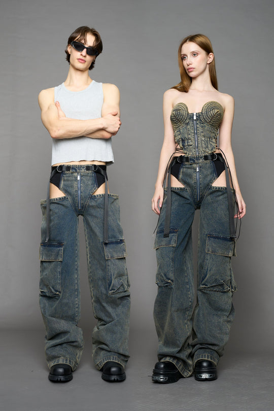 Denim Panty Trousers