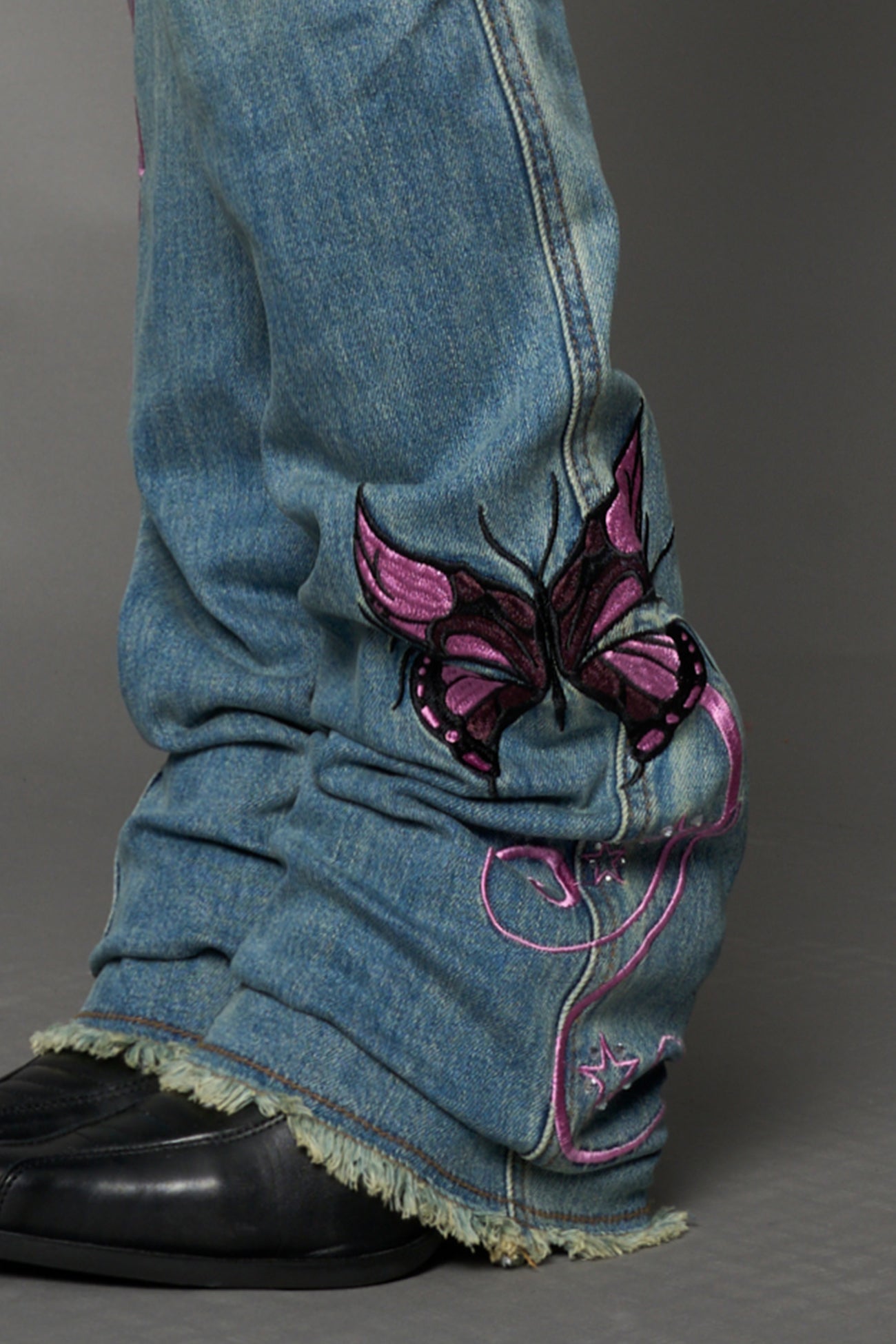 Denim Thong Pants