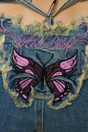 Denim Thong Pants