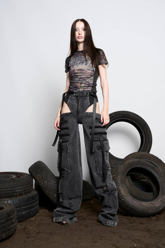 Denim Panty Trousers