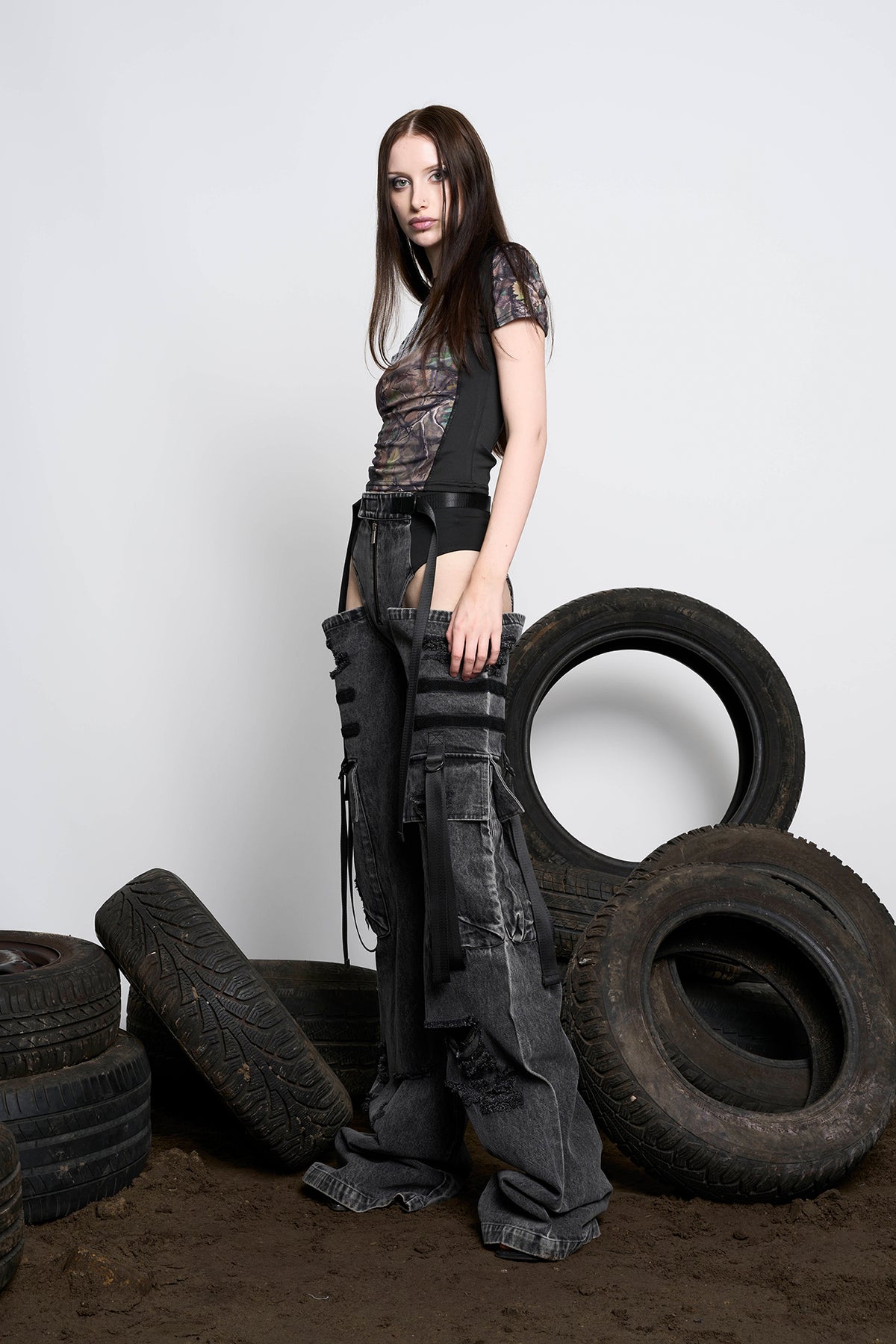 Denim Panty Trousers
