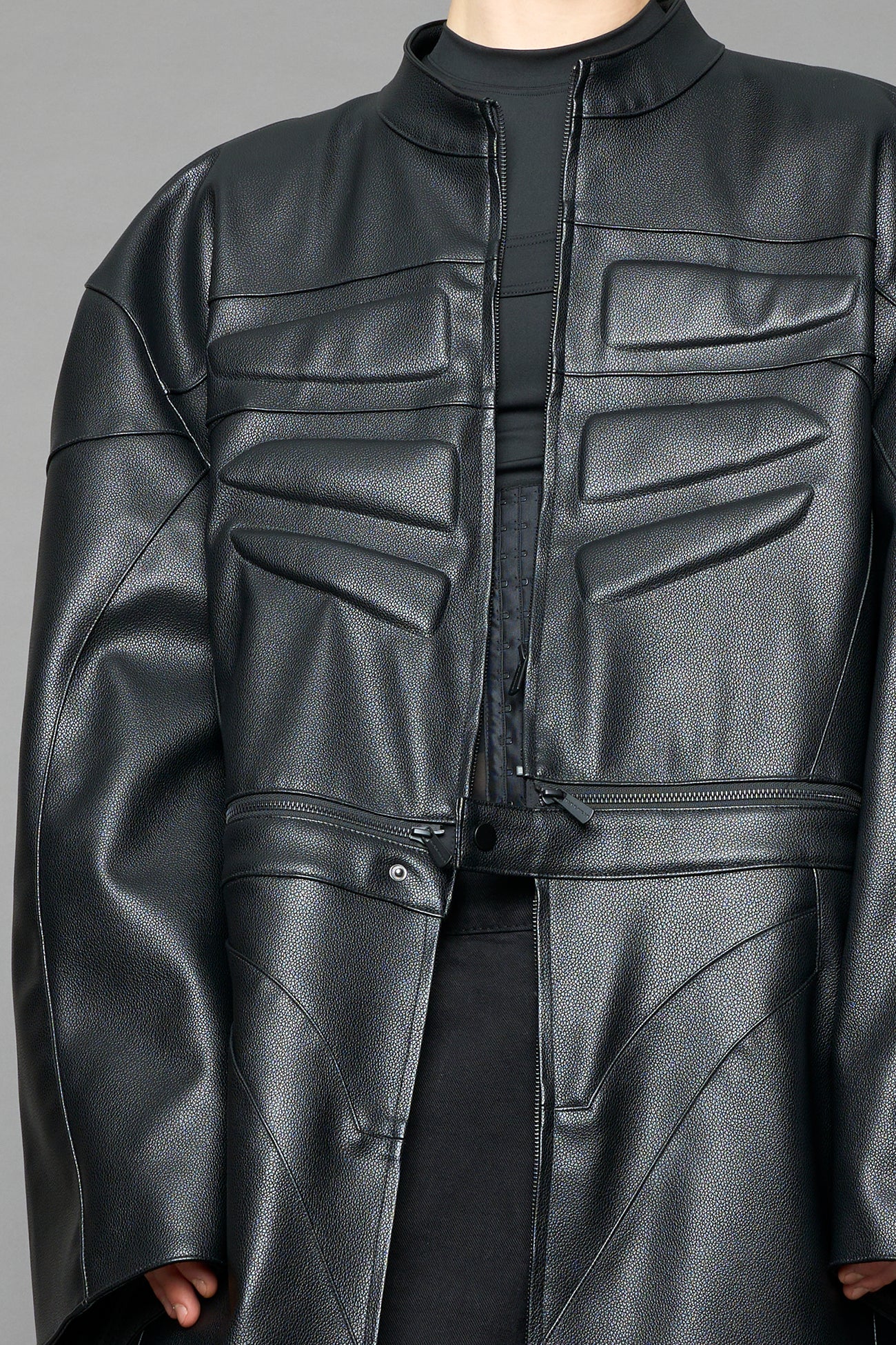 NAMILIA - Detachable Motocross Long Coat - Shop now