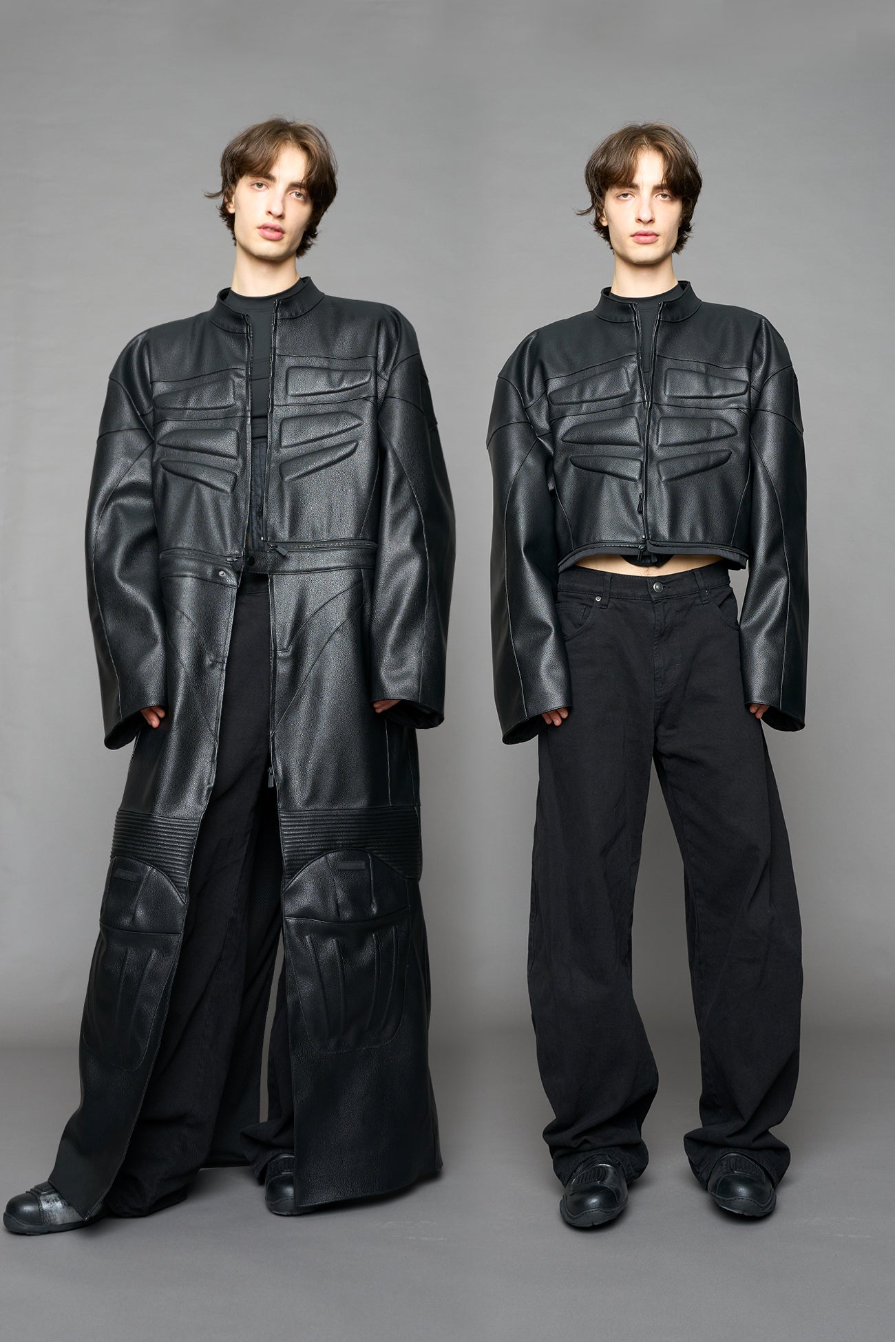 NAMILIA - Detachable Motocross Long Coat - Shop now