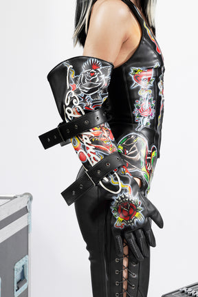 Tattoo Belt Gloves