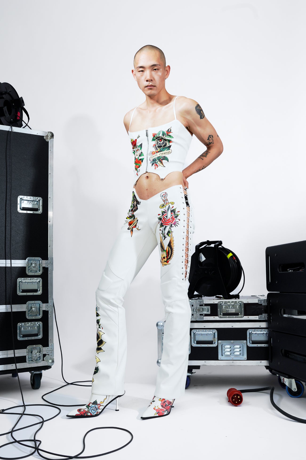 NAMILIA × Ed Hardy コルセット NAMILIA - Dagger Corset - Shop now
