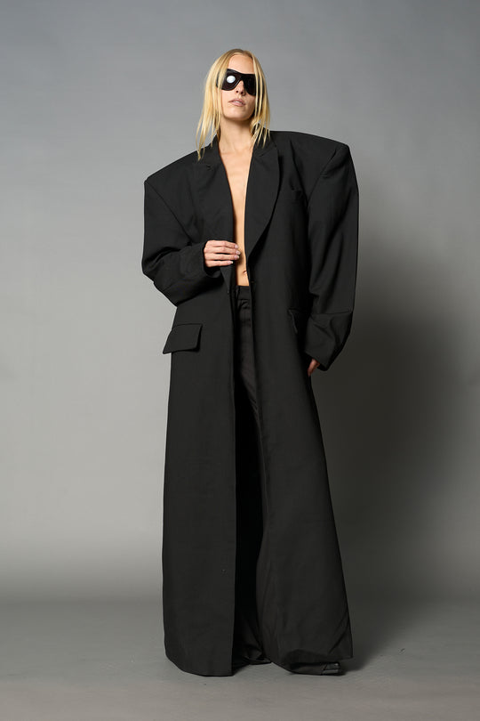 Elongated Blazer Coat