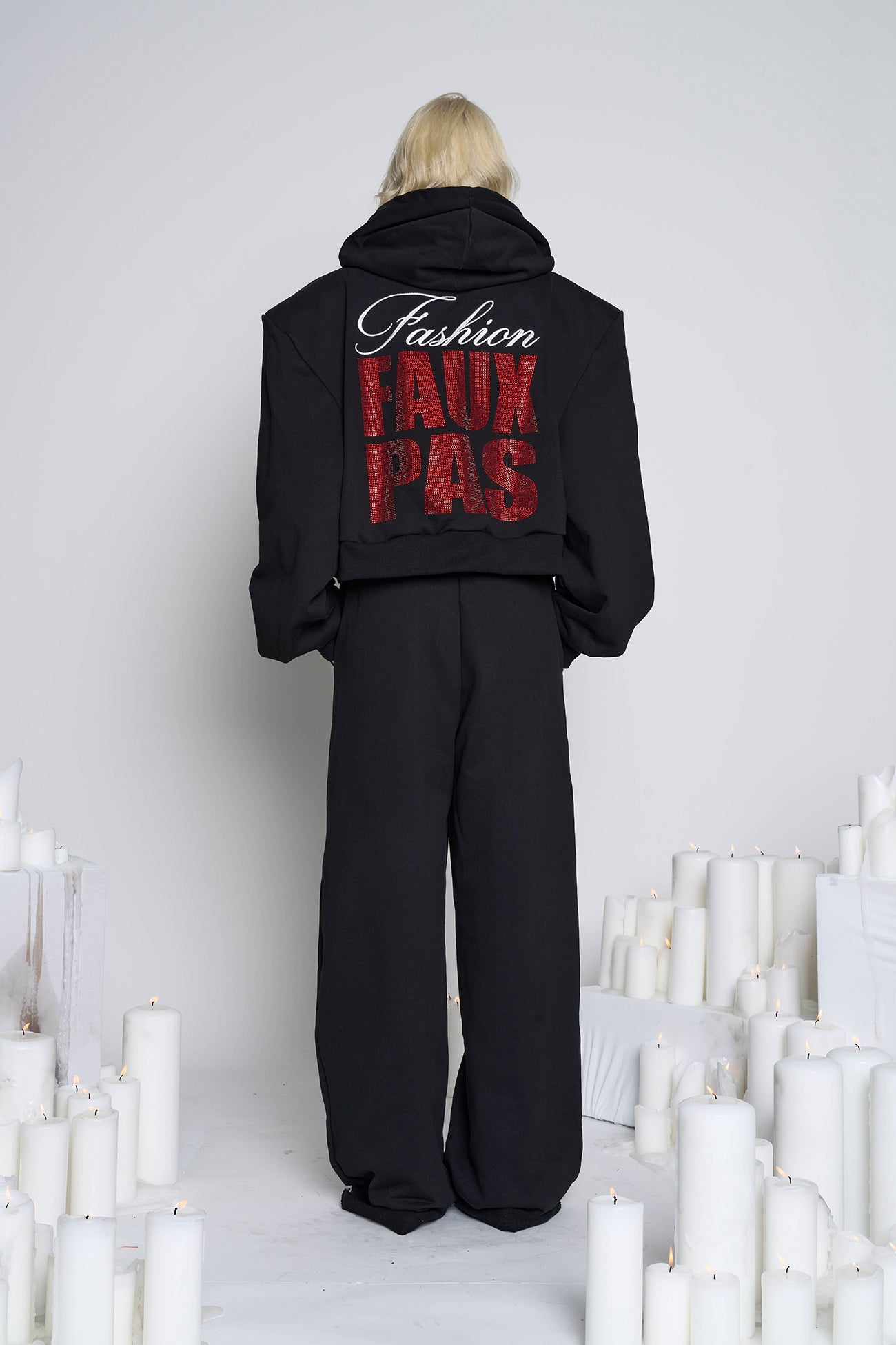 NAMILIA - Faux Pas Crop Zip Hoodie - Shop now NAMILIA - Faux Pas Crop Zip Hoodie - Shop now