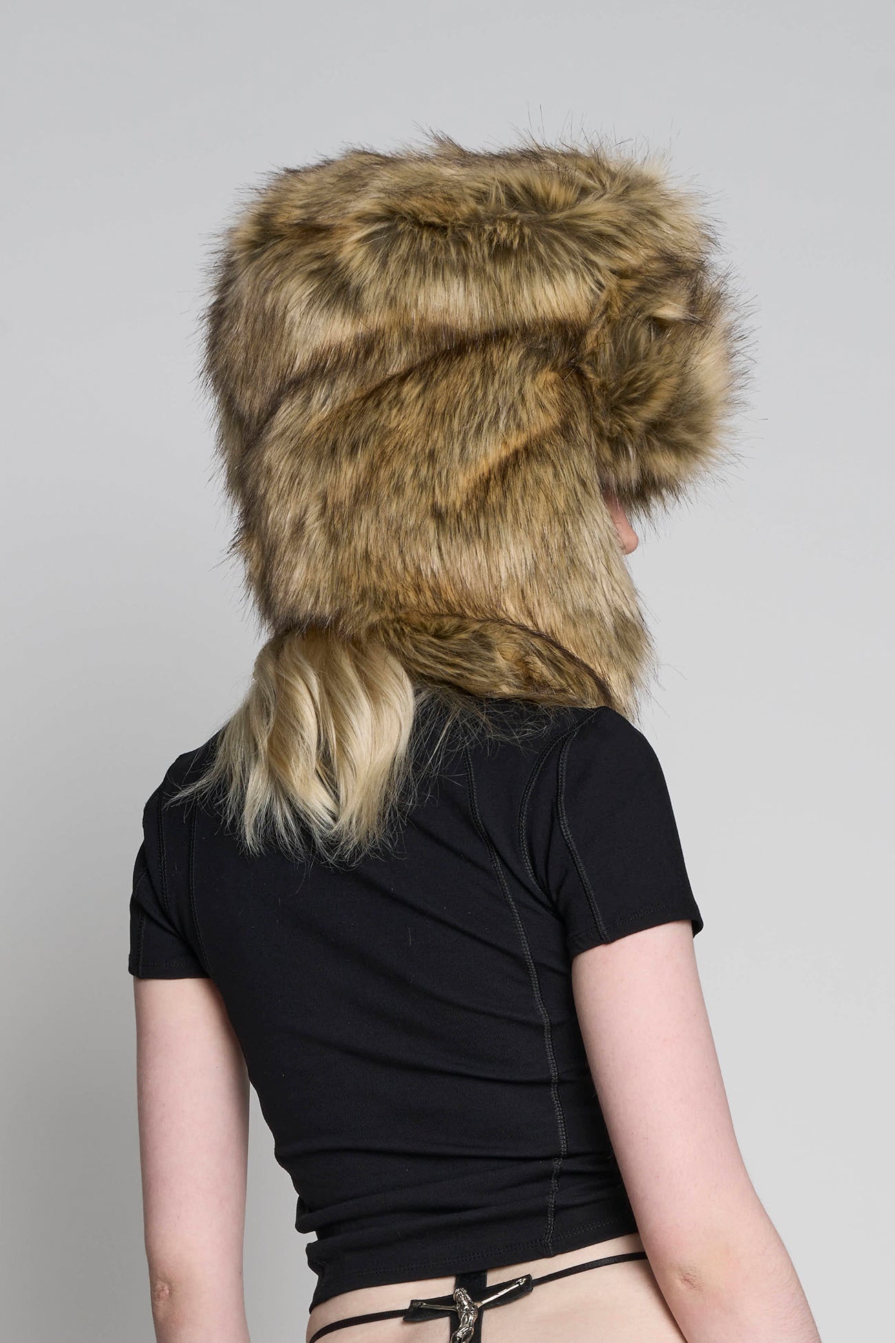 Namilia Faux Fur Hat Brown