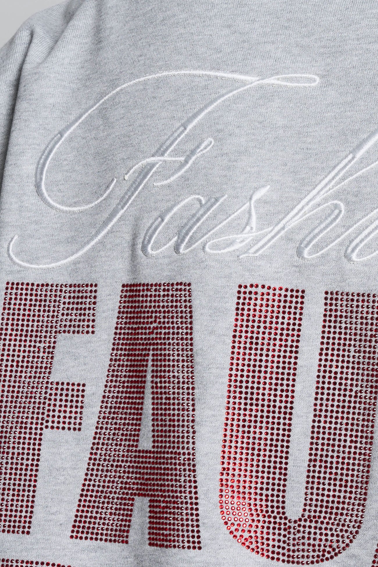 NAMILIA - Faux Pas Crop Zip Hoodie - Shop now