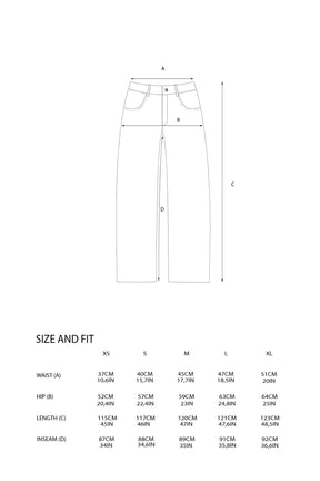 Leather Baggy Croc Suit Trousers