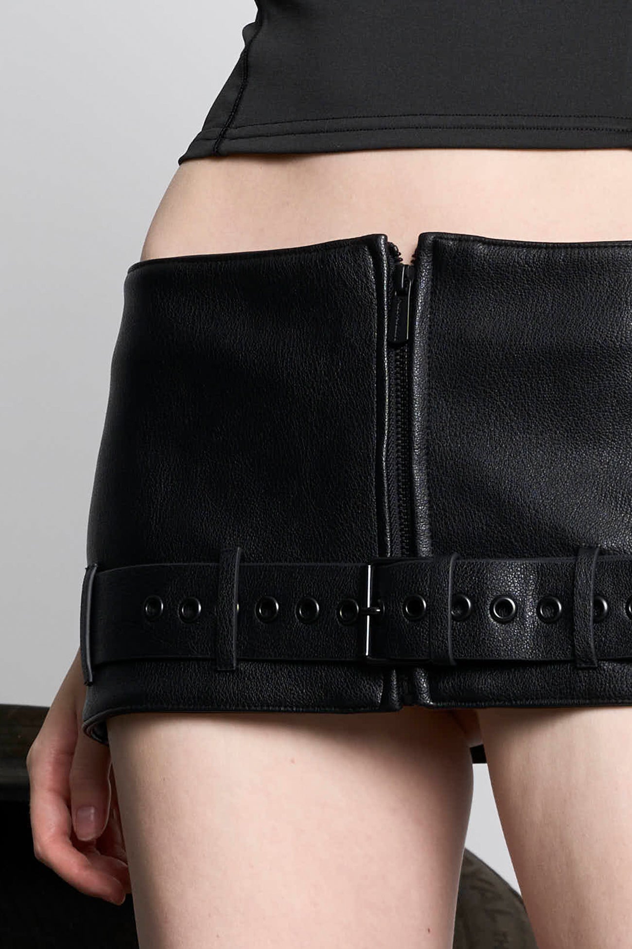 Buckle Micro Skirt