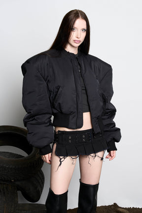 Power Shoulder Bomber Jacket