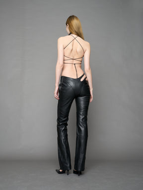Hollywood Asymmetric Moto Trousers