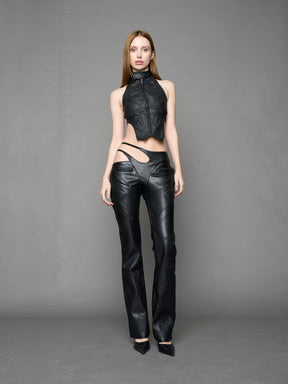 Hollywood Asymmetric Moto Trousers